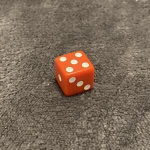 Clue Replacement Piece Parts Red /White Dice Vintage 1996/98 Parker Brothers